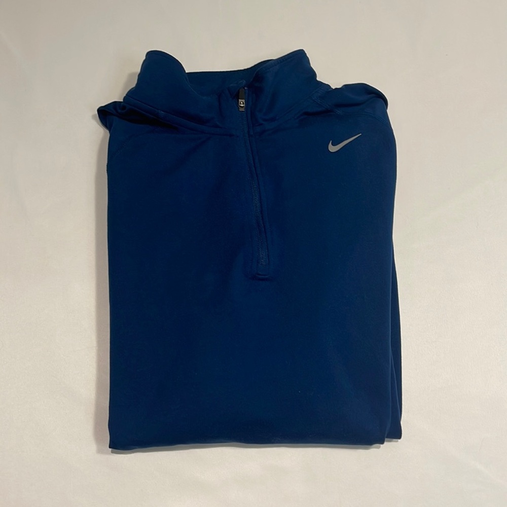 Men’s Nike 1/4 Zip Element Long Sleeve (Blue)